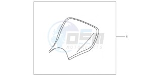 CBR1000RA9 Europe Direct - (ED / ABS MME REP) drawing E-SEAT