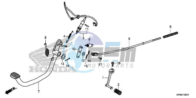 PEDAL (GLR1251WHH)