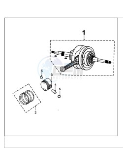 TWEET A YO N drawing CRANKSHAFT AND PISTON