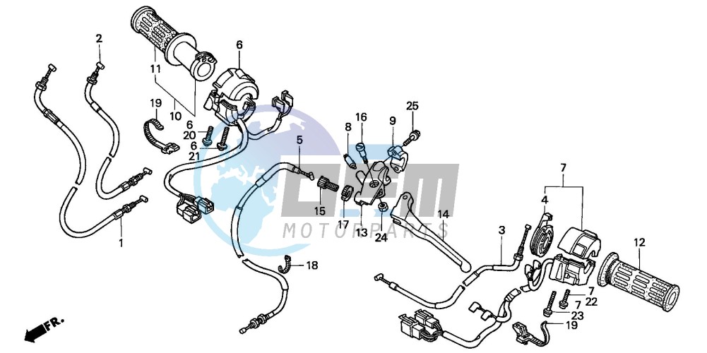 HANDLE LEVER/SWITCH/CABLE