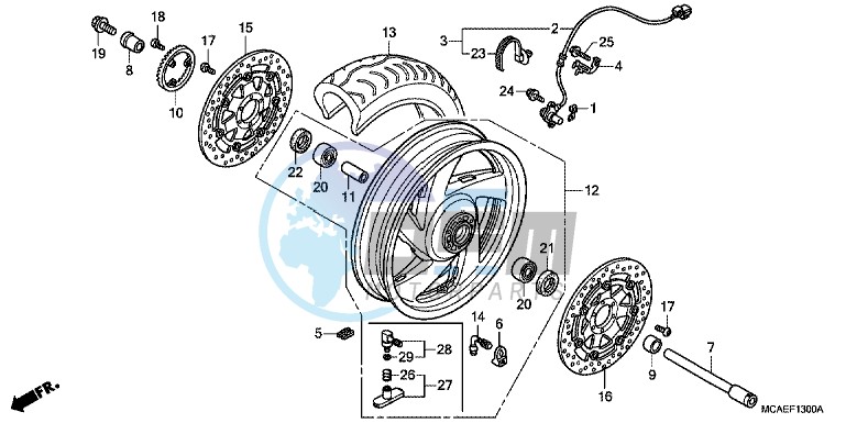 FRONT WHEEL