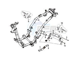 ALLO 50 (25 KM/H) (AJ05WA-NL) (L8-M0) drawing FRAME BODY ENGINE MOUNT / ALLO 50 (25 KM/H) (AJ05WA-NL) (L8-M0)