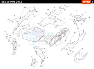 RS3-50-PRO-WHITE drawing PLASTICS - COVERS REAR