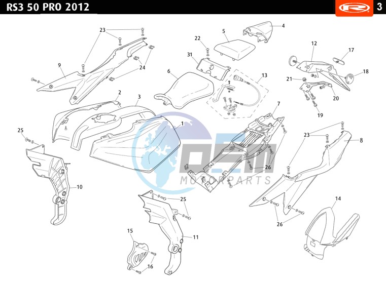 PLASTICS - COVERS REAR