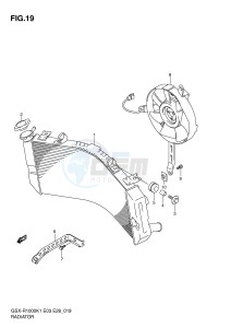 GSX-R1000 (E3-E28) drawing RADIATOR