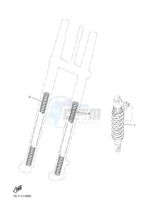 YZ250FX (B29C B29D B29E B29E B29F) drawing ALTERNATE FOR CHASSIS