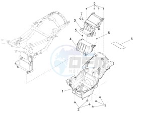 California 1400 Custom ABS 1380 WEG drawing Saddle compartment