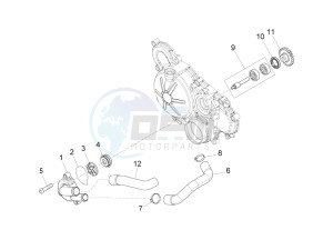 RS4 125 4T (AU, CA, EU, HK, J, RU, S, USA) drawing Water pump