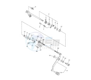 XJ6-N 600 drawing SHIFT SHAFT