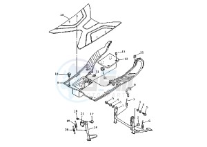 XC CYGNUS R 125 drawing STAND-FOOTREST