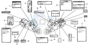 ST1100A drawing CAUTION LABEL