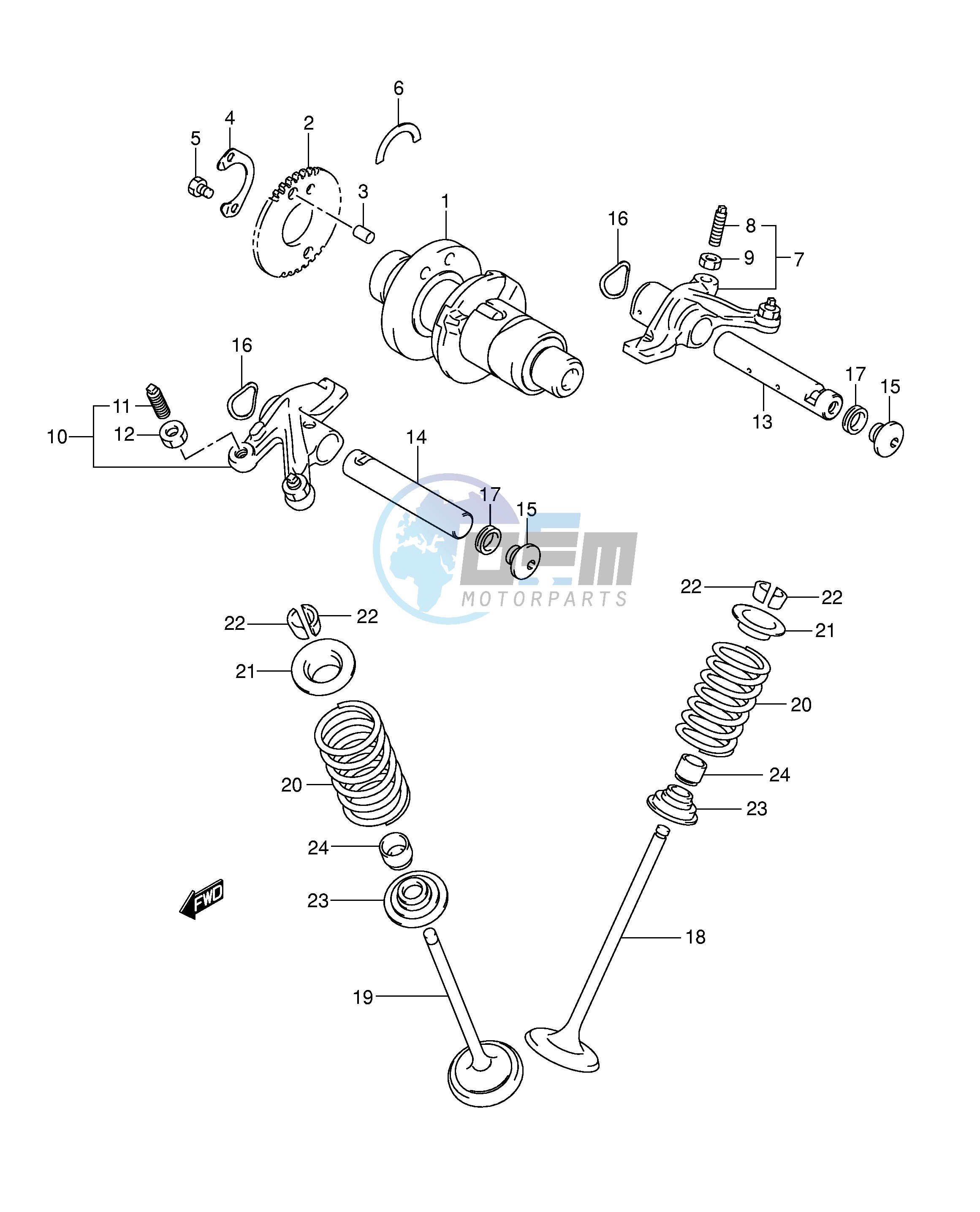 CAM SHAFT - VALVE