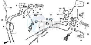 CMX250C REBEL drawing SWITCH/CABLE(CM)