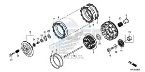 CRF450R Europe Direct - (ED) drawing CLUTCH