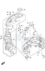 DF 25A drawing Intake Manifold