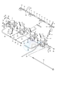 GSX1300R (E2) Hayabusa drawing THROTTLE BODY