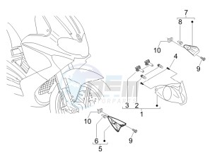 Runner 50 SP Race drawing Head lamp - Turn signal lamps