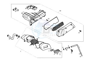 ATLANTIS O2 TWO CHIC - 50 cc drawing AIR CLEANER