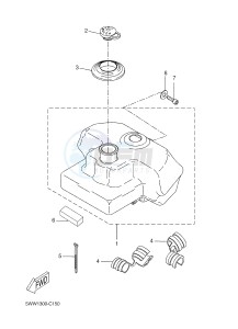 CW50 BOOSTER SPIRIT (5WWT 5WWT) drawing OIL TANK