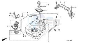 SH1509 Europe Direct - (ED) drawing FUEL TANK