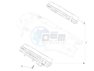 150 Sprint 4T 3V ie (APAC) (AU, CD, EX, JP, RI, TH) drawing Meter combination - Cruscotto