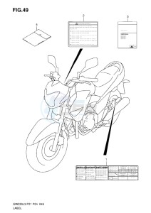 Inazuma GW250 drawing LABEL