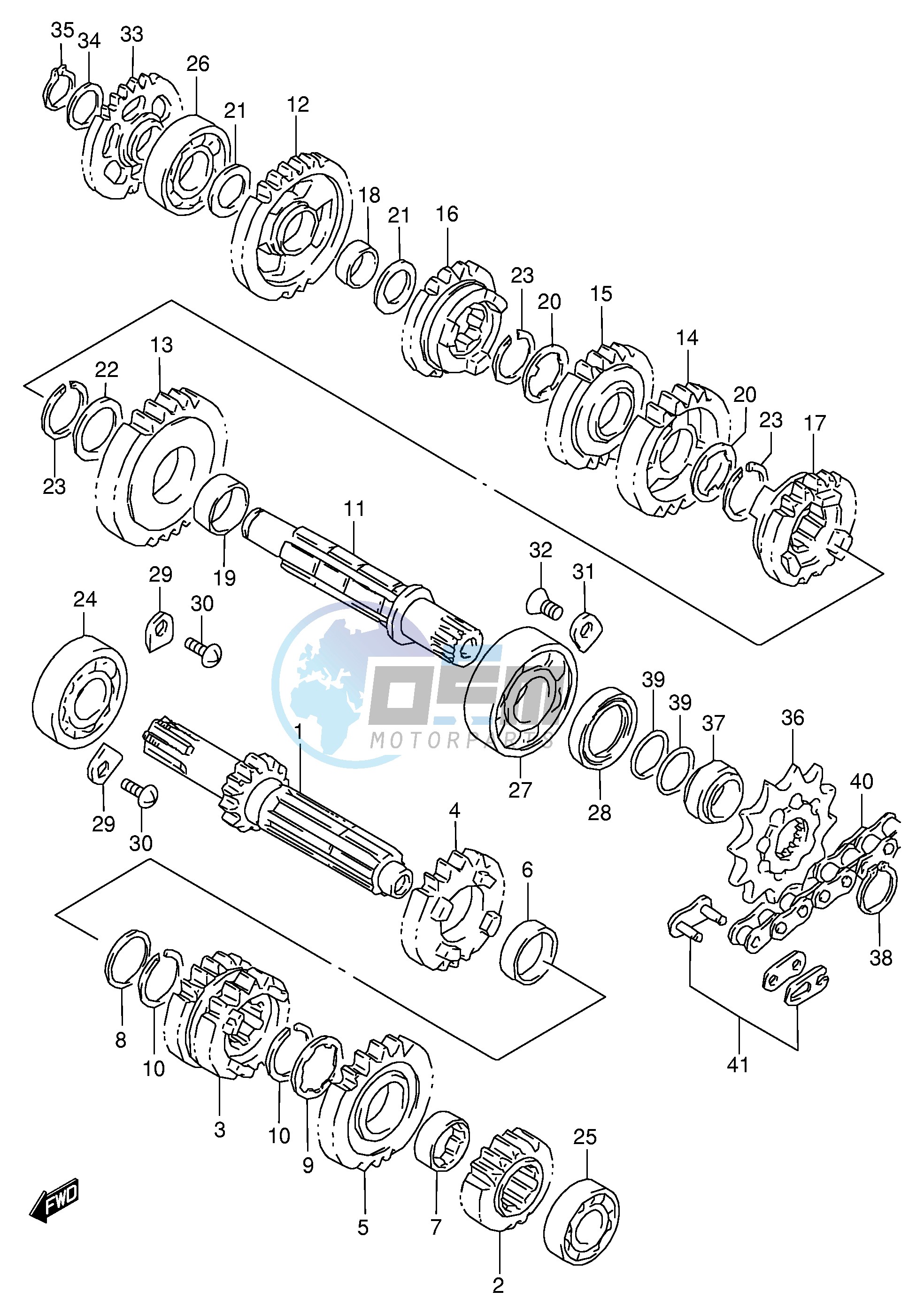 TRANSMISSION (MODEL T V)