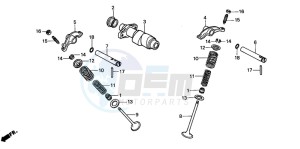 TRX300 FOURTRAX drawing CAMSHAFT