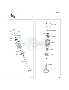 Z250SL BR250EFF XX (EU ME A(FRICA) drawing Valve(s)