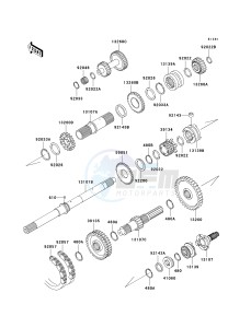 KAF 620 E [MULE 3010 4X4] (E6F-E8F) E8F drawing TRANSMISSION