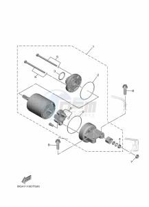 YXF1000EWS YX10FPSM (B4J2) drawing STARTING MOTOR