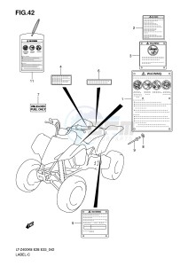 LT-Z400 (E28-E33) drawing LABEL