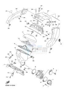 YZ250FX (B29C B29D B29E B29E B29F) drawing INTAKE