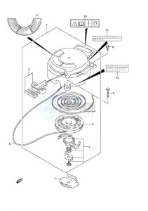 DF 2.5 drawing Recoil Starter