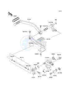 VN 1500 N [VULCAN 1500 CLASSIC FI] (N1-N3) [VULCAN 1500 CLASSIC FI] drawing GEAR CHANGE MECHANISM