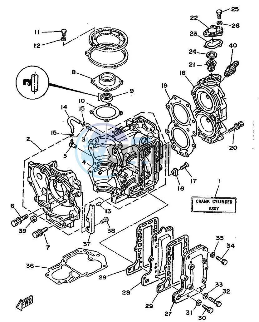 CYLINDER--CRANKCASE