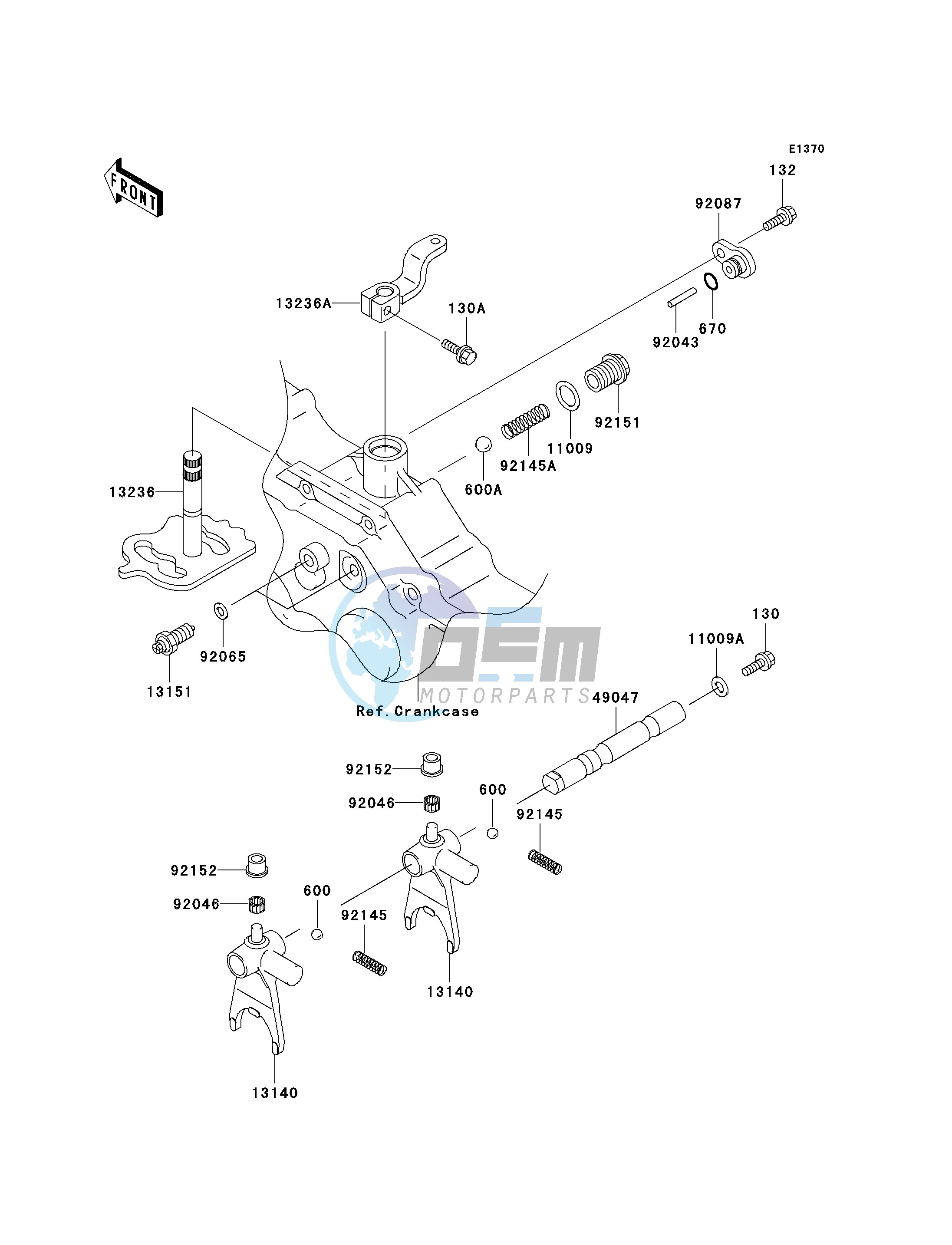 GEAR CHANGE MECHANISM