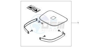 FJS600A SILVER WING drawing PANEL SET*NH411M*