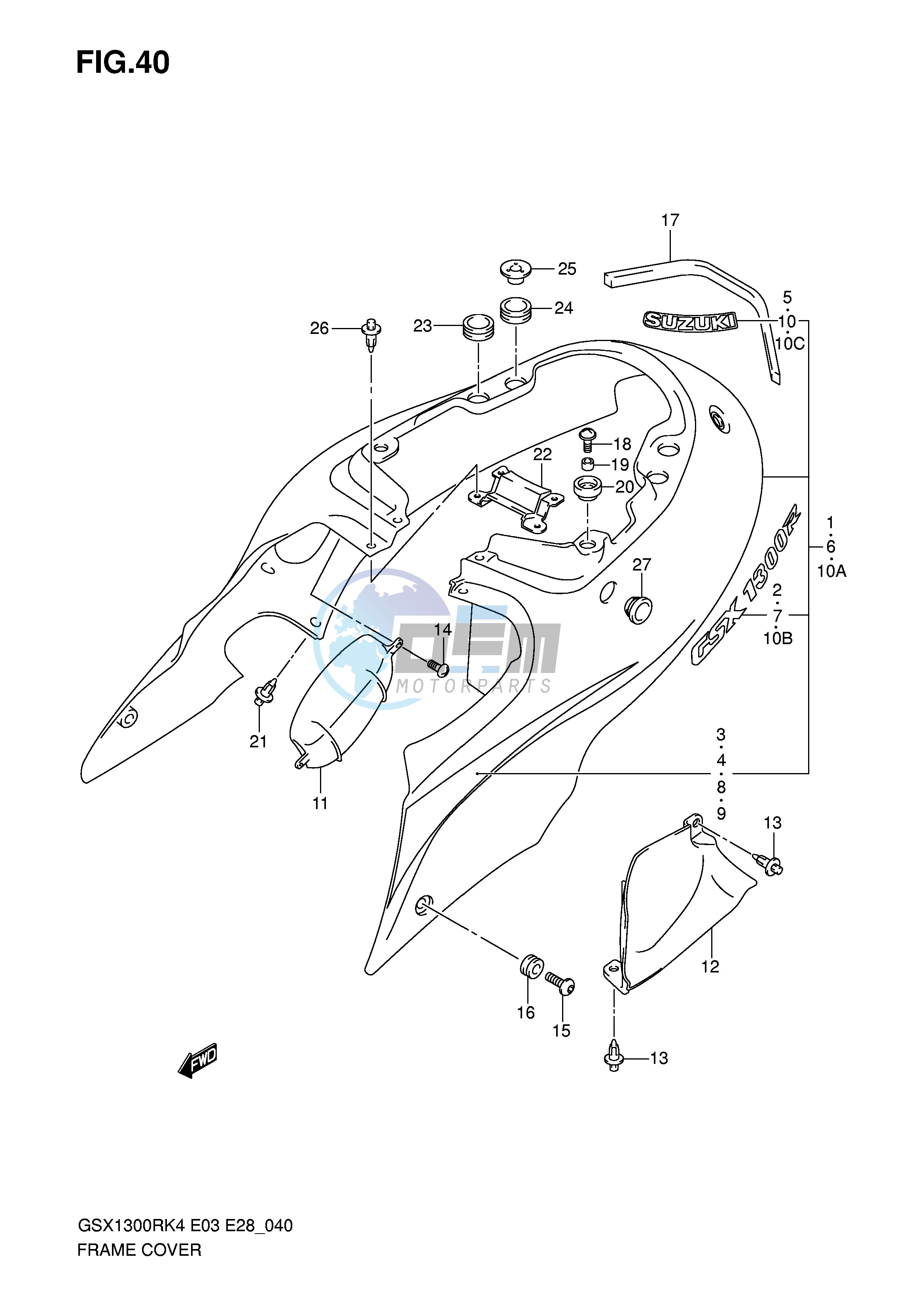 FRAME COVER (MODEL K4)