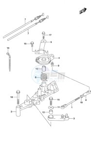 DF 250 drawing Throttle Rod