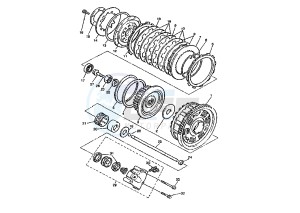 XJR 1300 drawing CLUTCH