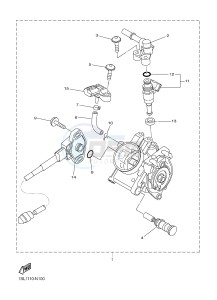 YZ450F (B111 B112 B113 B114) drawing INTAKE 2