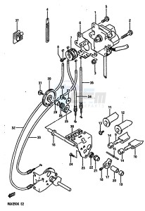 RGV250 1989 drawing EXHAUST VALVE