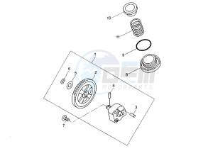 XN TEO'S 125 drawing OIL PUMP