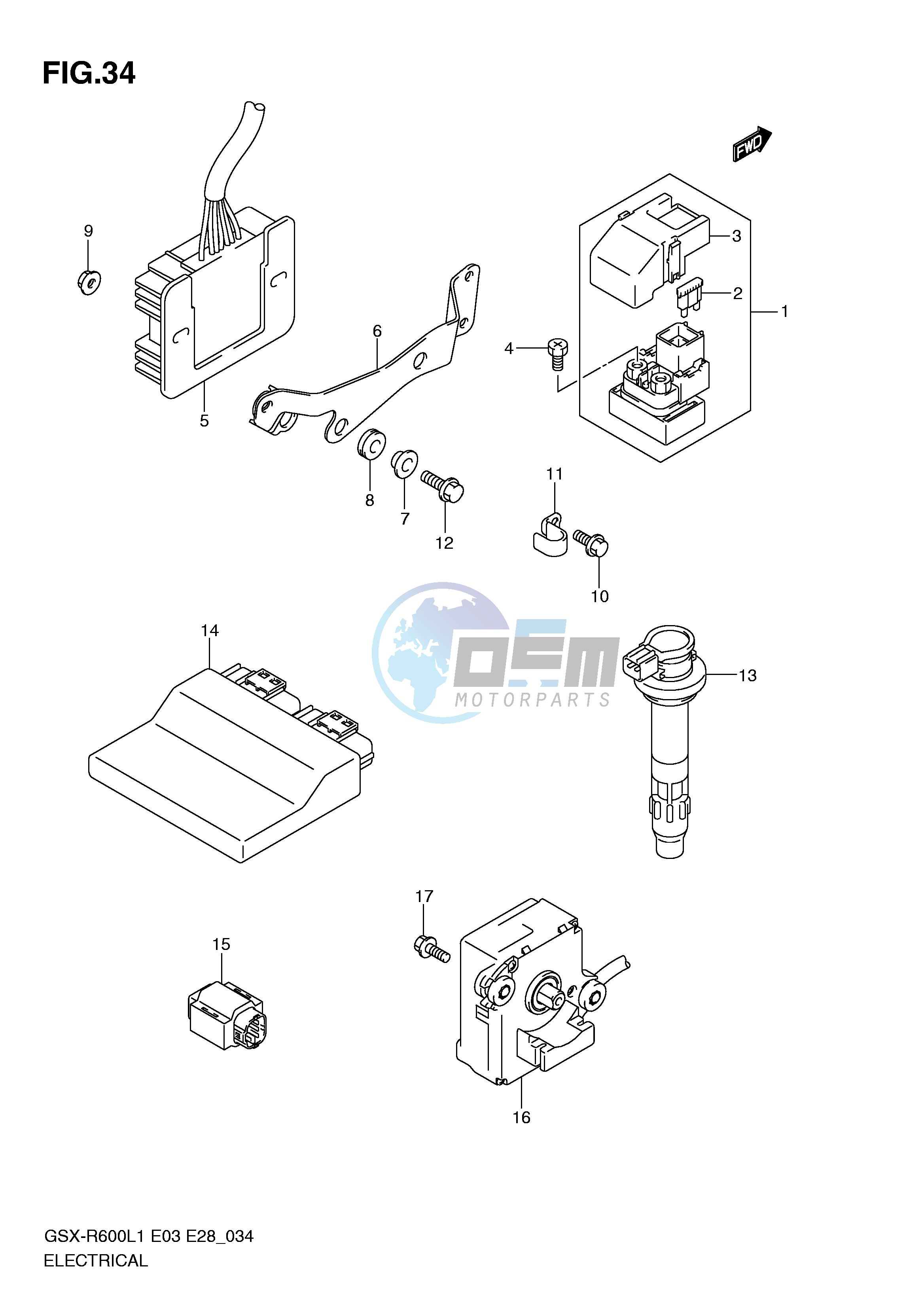 ELECTRICAL (GSX-R600L1 E33)