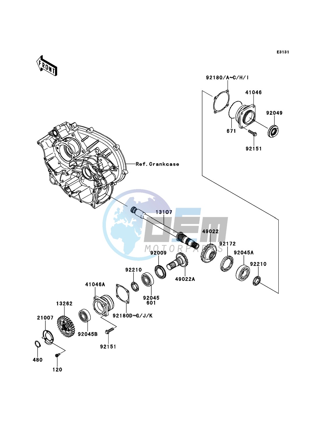 Front Bevel Gear