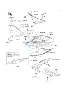 ZR 1000 A [Z1000] (A6F-A6F) A6F drawing SIDE COVERS_CHAIN COVER