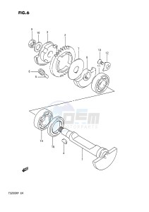 TS200R (E4) drawing CRANK BALANCER