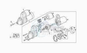 California 1100 Stone EV/EV Touring/80 drawing Starter motor