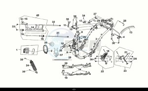 SYMPHONY ST 50 (XL05W1-EU) (E5) (M1) drawing FRAME BODY - ENGINE MOUNT